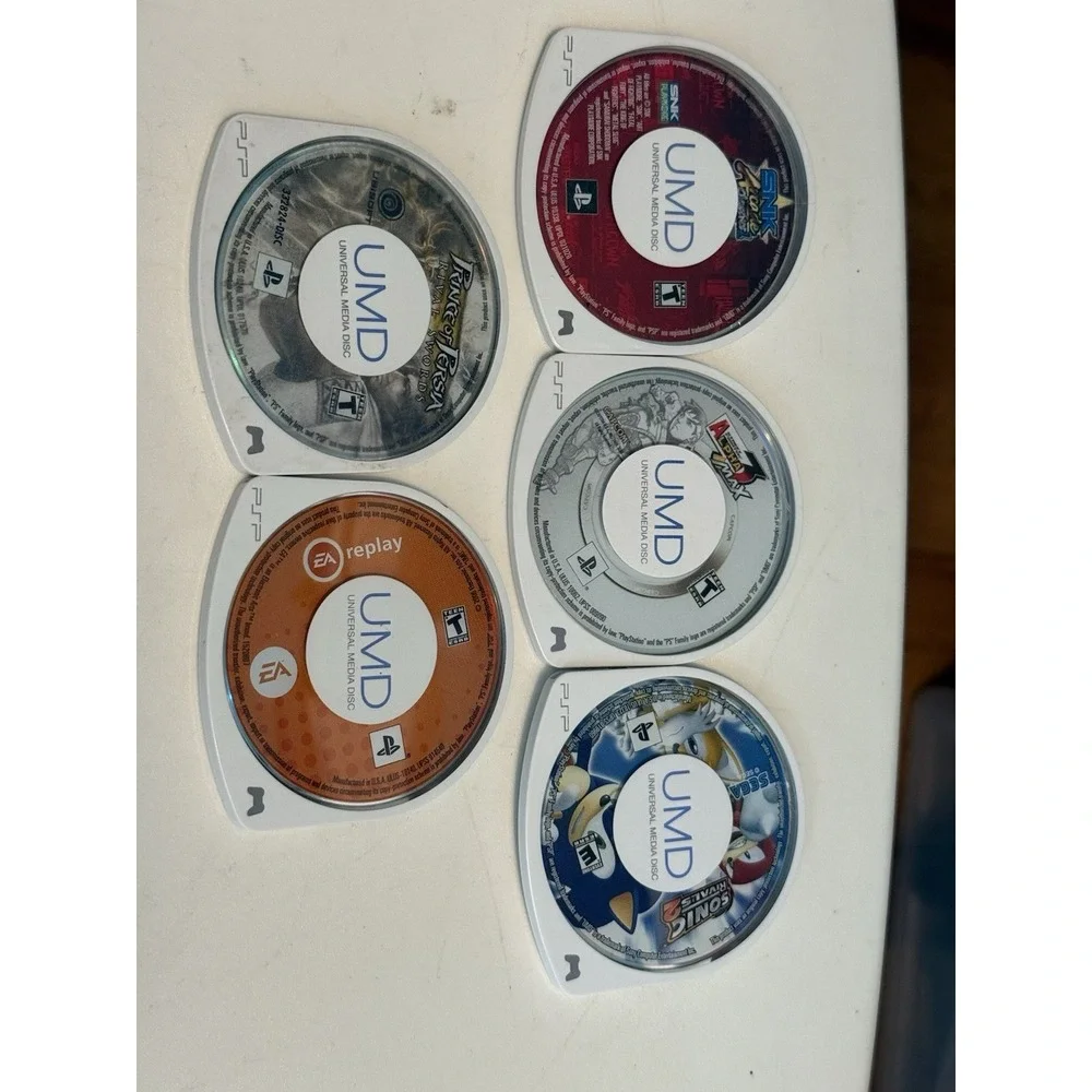 Lot Of 5 PSP Games , Disc Only , Good Condition‎